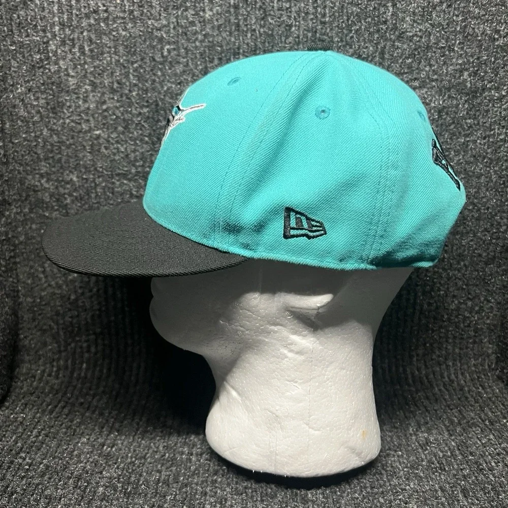 New‎ Era Florida Marlins Cooperstown Collection Teal And Black SnapBack Hat